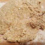 Making homemade dog biscuits