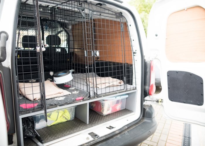 Inside a Petpals van
